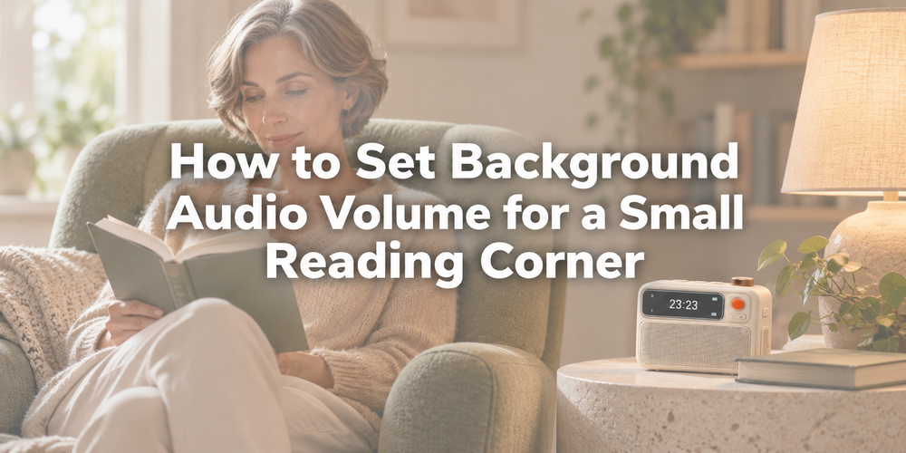 Title cover for How to Set Background Audio Volume for a Small Reading Corner