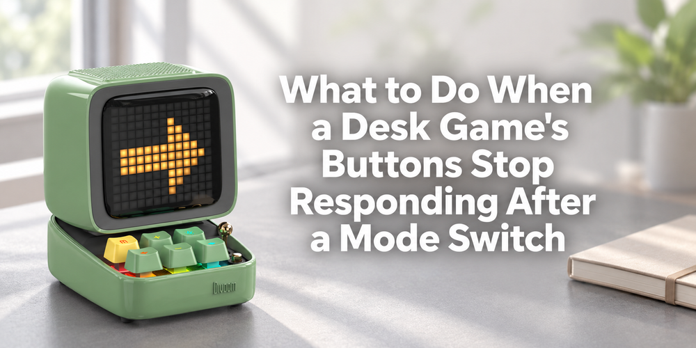 Cover: What to Do When a Desk Game's Buttons Stop Responding After a Mode Switch