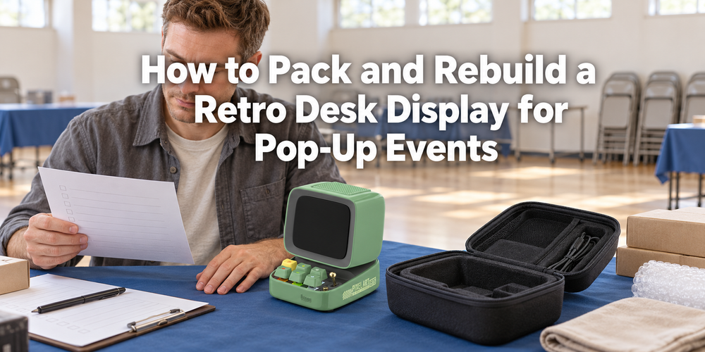 Cover: How to Pack and Rebuild a Retro Desk Display for Pop-Up Events