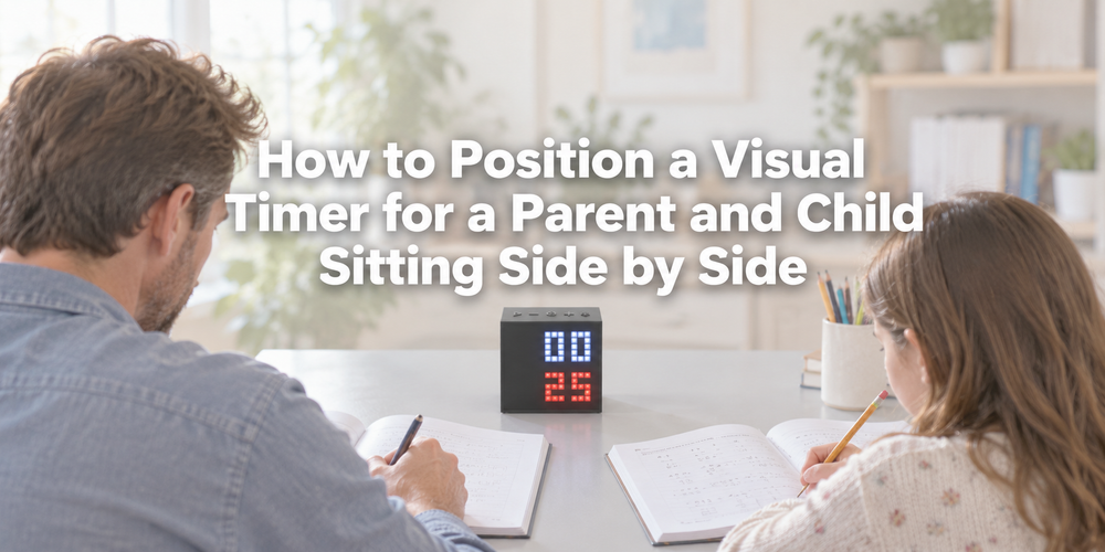 Title cover for How to Position a Visual Timer for a Parent and Child Sitting Side by Side