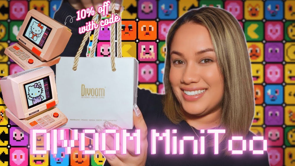 Original YouTube thumbnail: STOP Wasting Money on Boring Tech - DIVOOM MINITOO is a GAME CHANGER