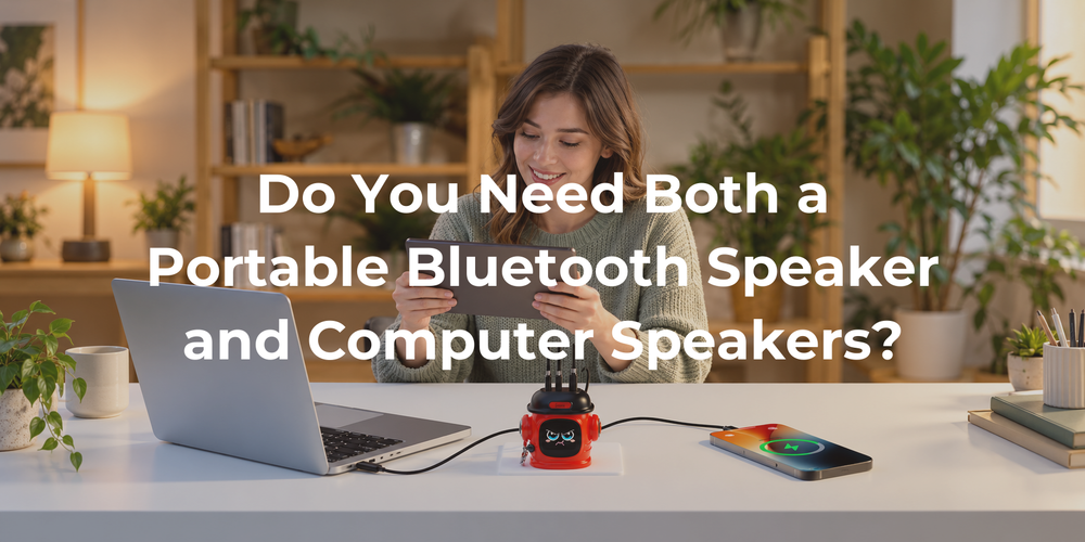 Cover: Do You Need Both a Portable Bluetooth Speaker and Computer Speakers?