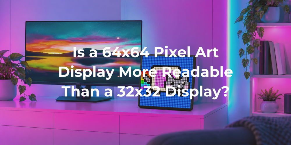 Cover: Is a 64x64 Pixel Art Display More Readable Than a 32x32 Display?