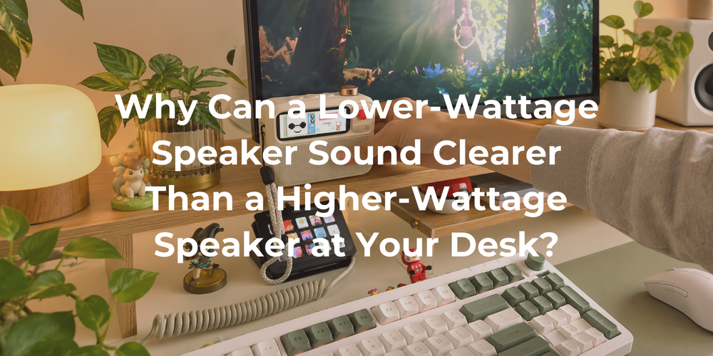 Cover: Why Can a Lower-Wattage Speaker Sound Clearer Than a Higher-Wattage Speaker at Your Desk?