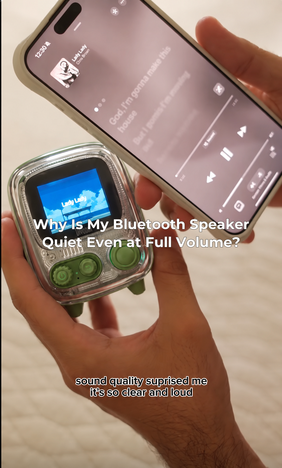 The supplied listening scene with accurate brand product exposure and the article title centered.