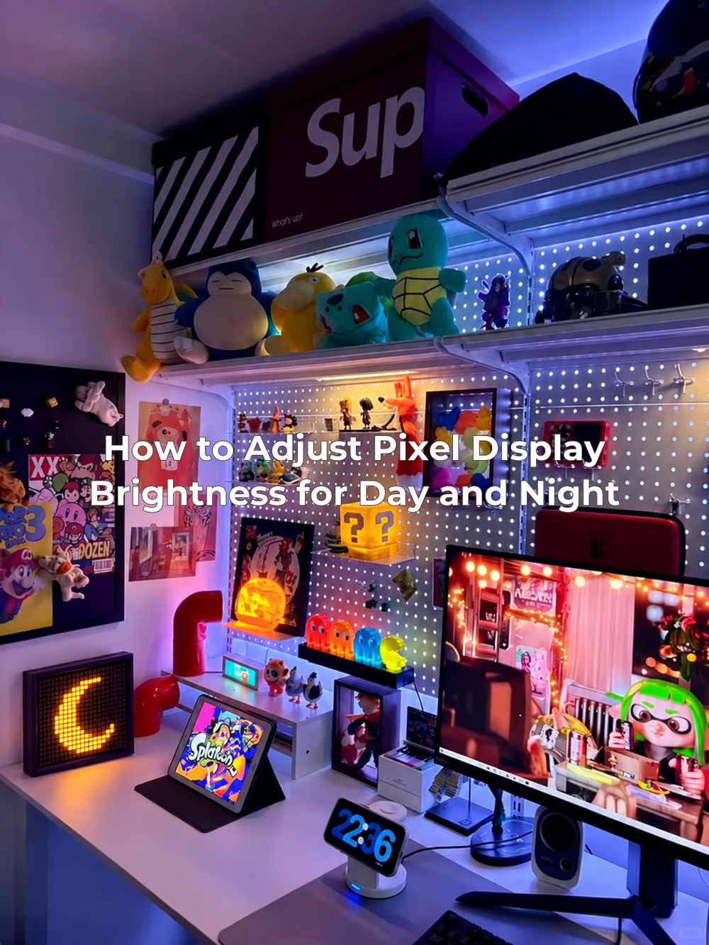 The supplied room photograph with accurate product exposure added and the complete article title centered.