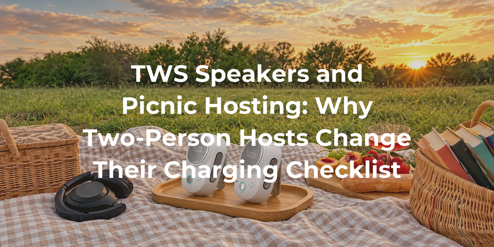 Each matching unit and the shared source have a clear place in the picnic kit.