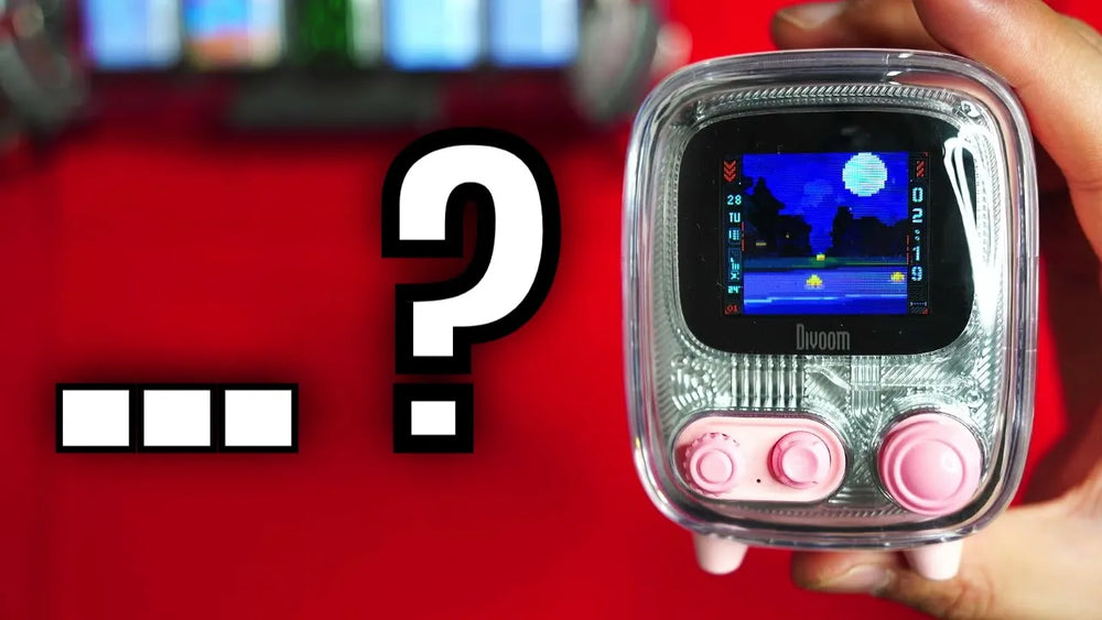 Original YouTube thumbnail: The Most Unique Bluetooth Speaker I’ve Seen! Divoom Tiivoo-2