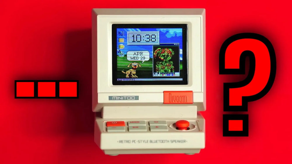 Original YouTube thumbnail: This Might Be My New Favourite Gadget! Divoom Minitoo