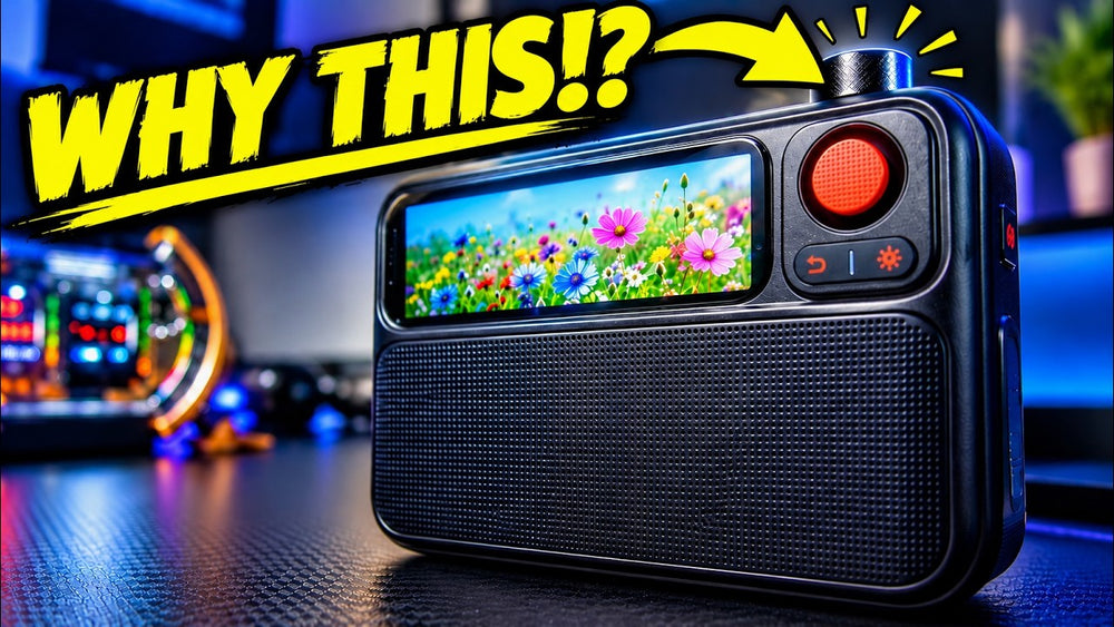 Original YouTube thumbnail: Divoom FlowToo Review: Great Bluetooth Speaker & Clock… But Worth It?