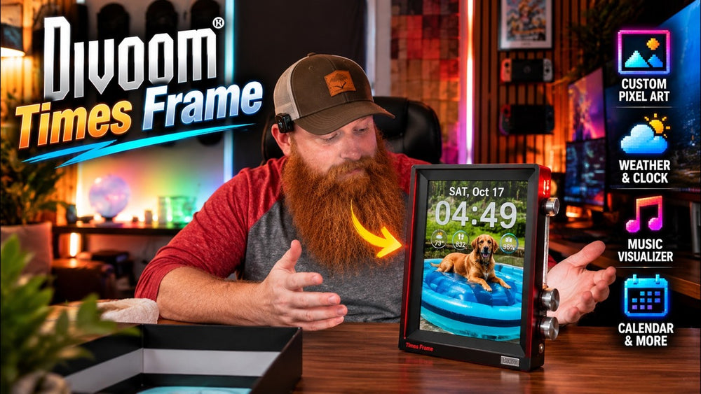 Original YouTube thumbnail: Divoom Times Frame Review – More Than Just a Digital Picture Frame!