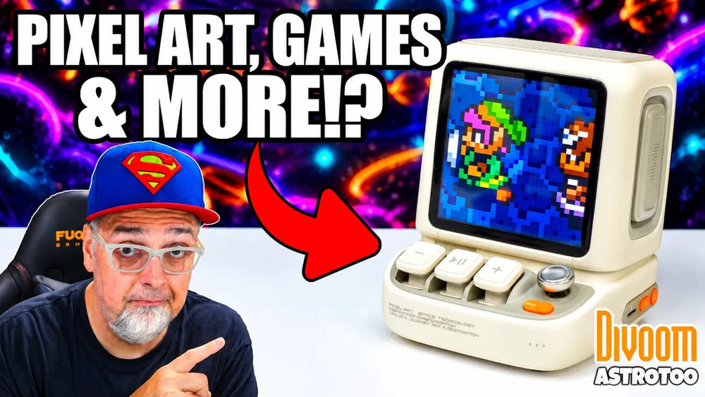 Divoom Astrotoo: A Pixel Art Device That Does WAY More?! — original YouTube thumbnail