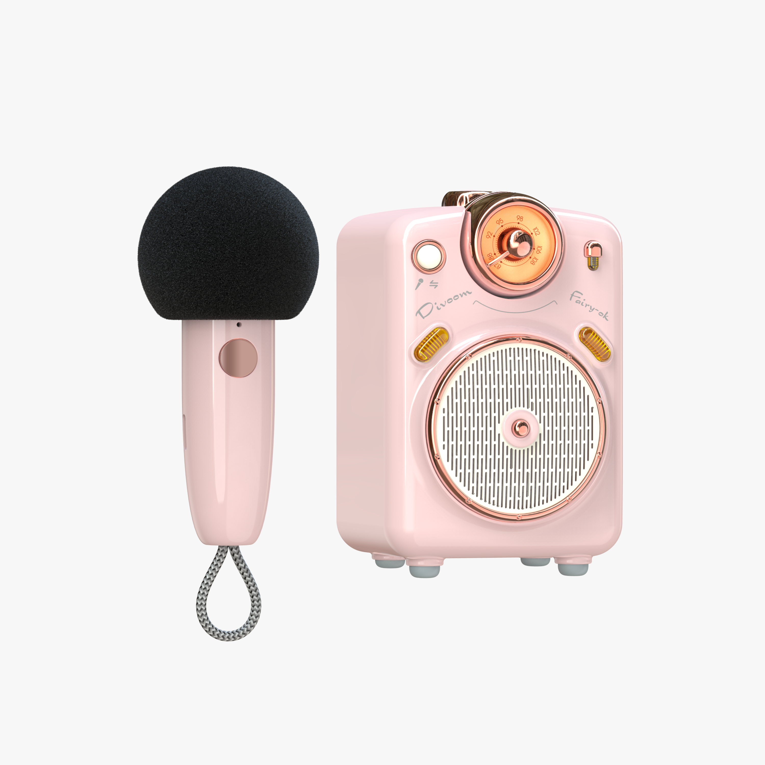Divoom Fairy-OK Retro Mini Karaoke-luidspreker