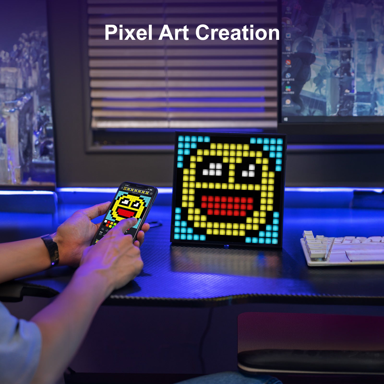 Divoom Pixoo 16 Wifi Pixel Art Frame