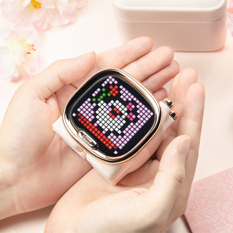 Divoom Zooe Pixel Art Bluetooth Speaker Draagbare Mini Muziek Leuke Draadloze Bureau Setup Kerstcadeau voor Kinderen