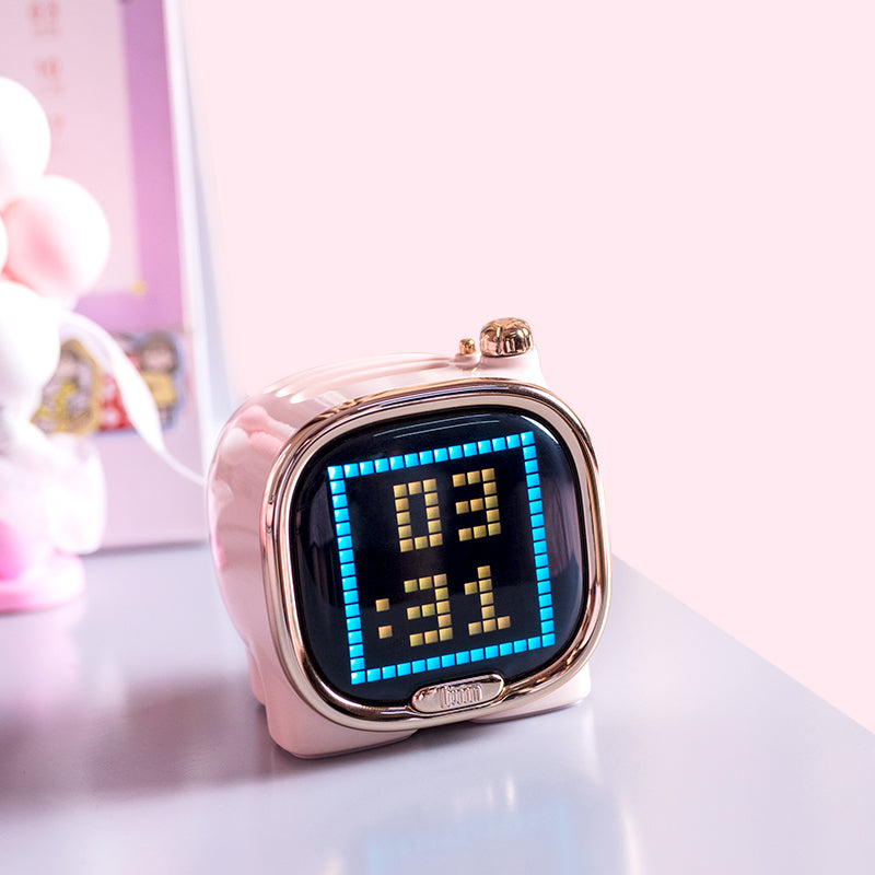 Divoom Zooe Pixel Art Bluetooth Speaker Draagbare Mini Muziek Leuke Draadloze Bureau Setup Kerstcadeau voor Kinderen