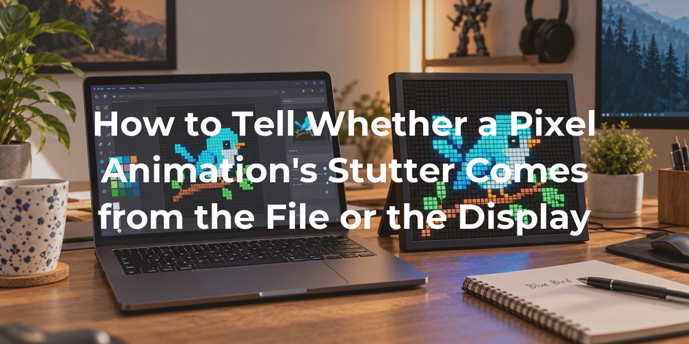 How to Tell Whether a Pixel Animation's Stutter Comes from the File or the Display