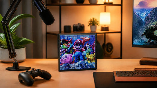 Streaming Background Setup Ideas with One Divoom Display