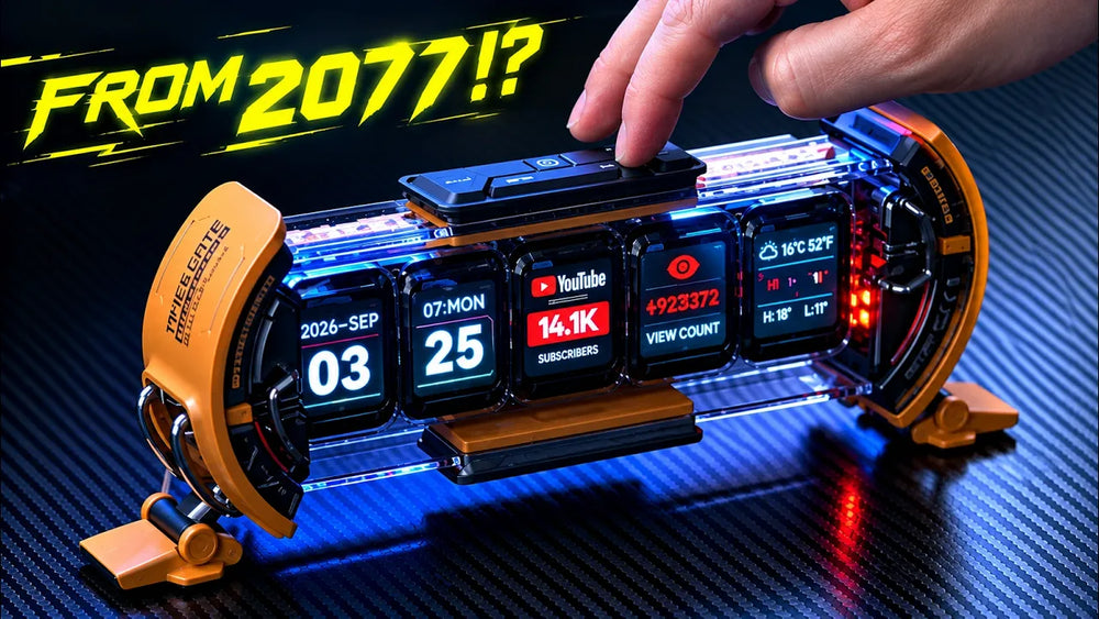 This Cyberpunk Display Looks Like It Came From 2077! Divoom Times Gate II Review — original YouTube thumbnail