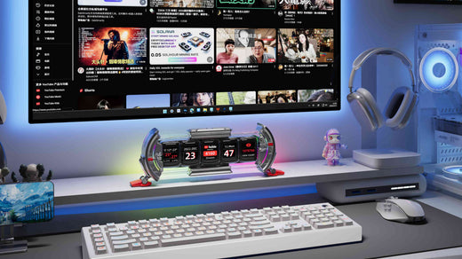 Pixel Art Display Ideas for a Creator Desk
