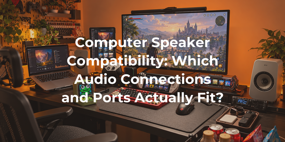 Cover: Computer Speaker Compatibility: Which Audio Connections and Ports Actually Fit?