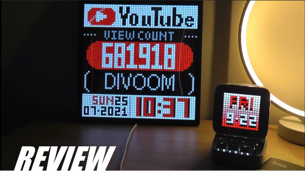 Original YouTube thumbnail for OSReviews' Divoom Pixoo 64 review