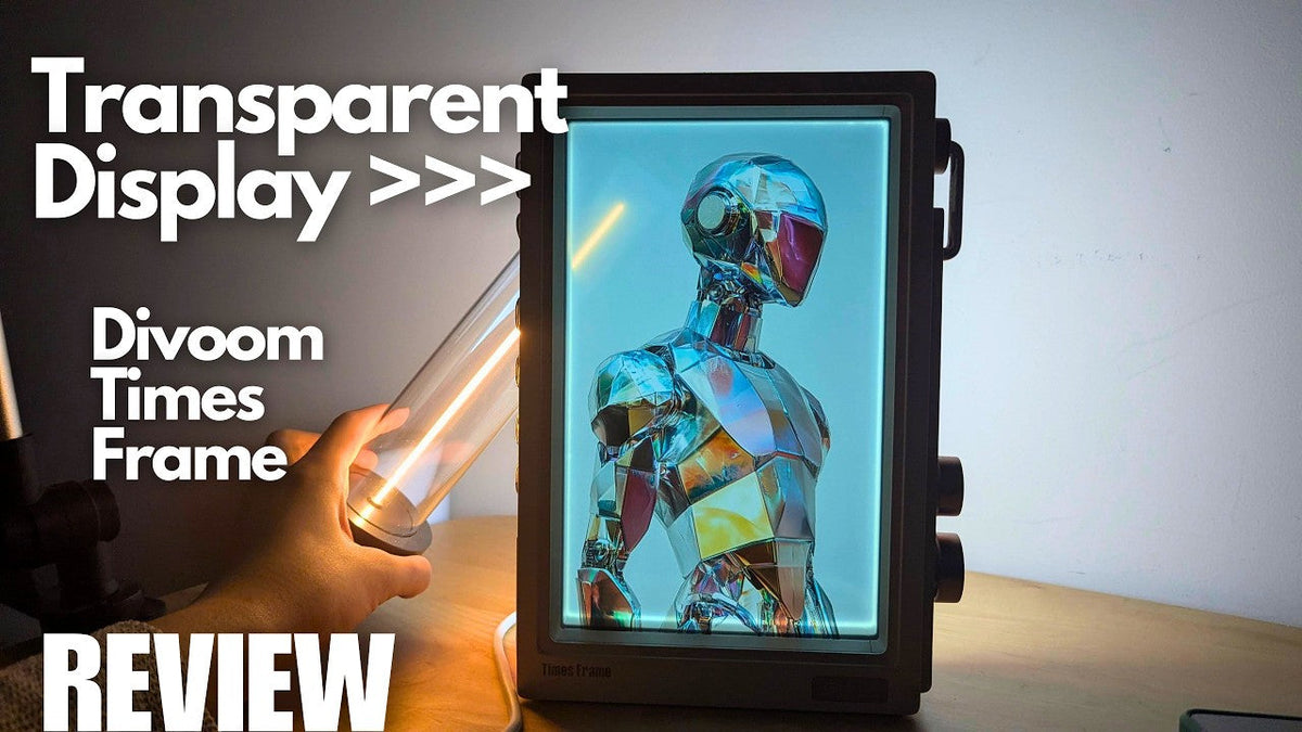 Original YouTube thumbnail for OSReviews’s Divoom Times Frame review