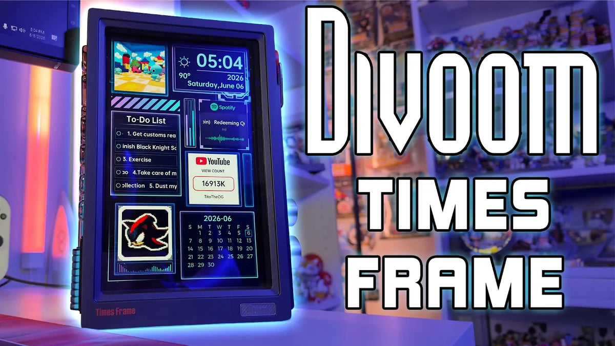 Original YouTube thumbnail for TitoTheOG’s Divoom Times Frame review