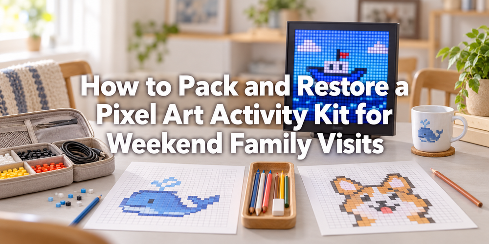 Cover: How to Pack and Restore a Pixel Art Activity Kit for Weekend Family Visits