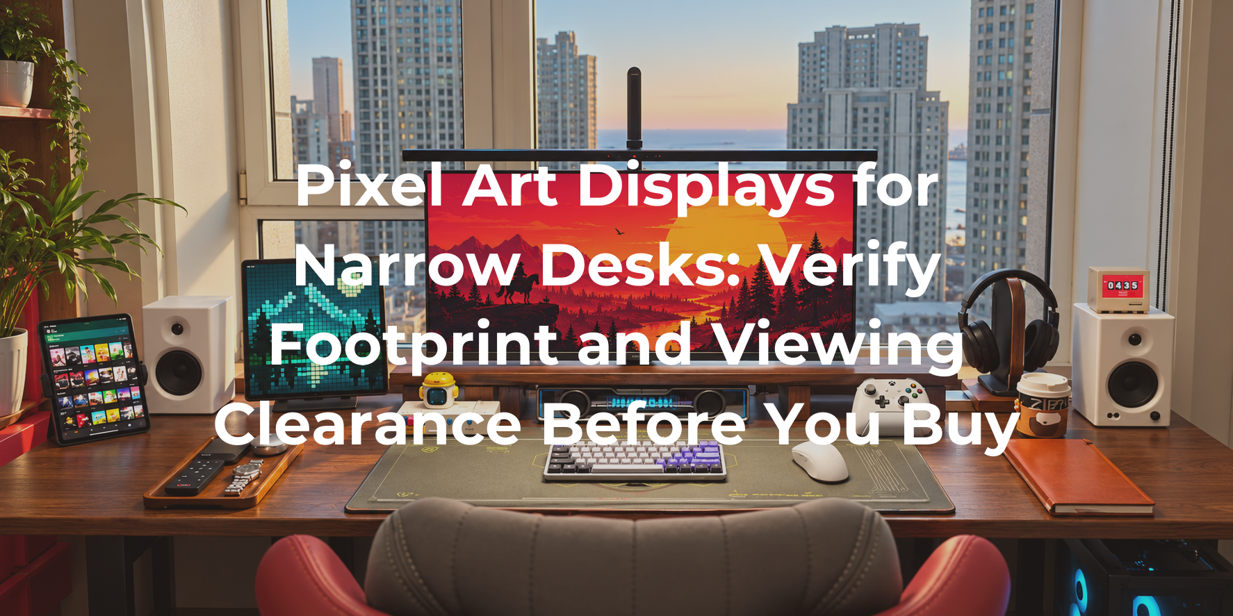 Pixel Art Displays for Narrow Desks: Verify the Real Fit – Divoom ...