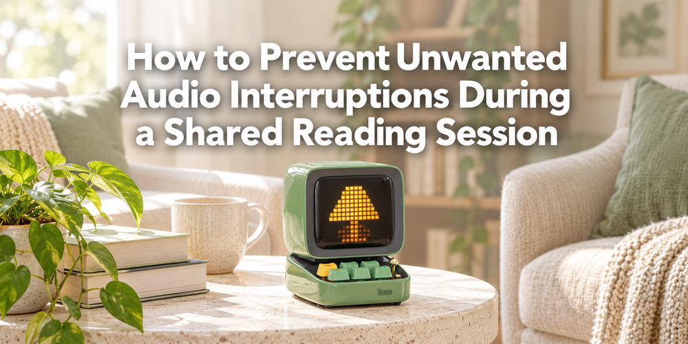 Cover: How to Prevent Unwanted Audio Interruptions During a Shared Reading Session
