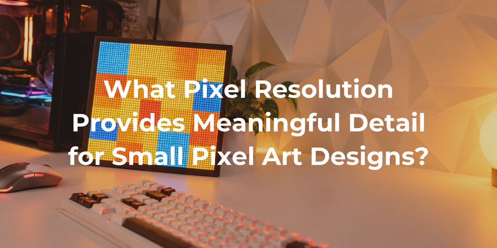 Cover: What Pixel Resolution Provides Meaningful Detail for Small Pixel Art Designs?