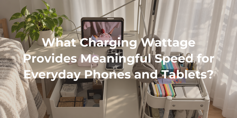 Cover: What Charging Wattage Provides Meaningful Speed for Everyday Phones and Tablets?