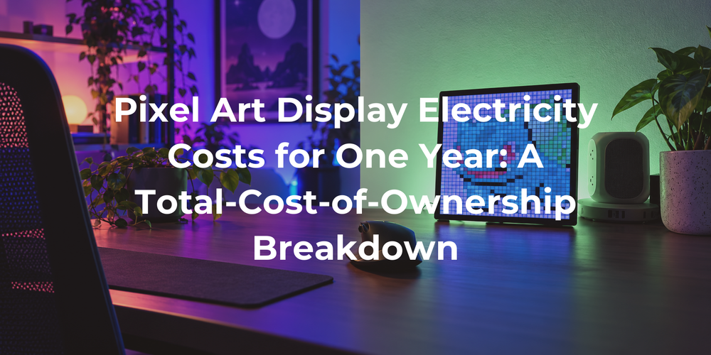 Cover: Pixel Art Display Electricity Costs for One Year: A Total-Cost-of-Ownership Breakdown