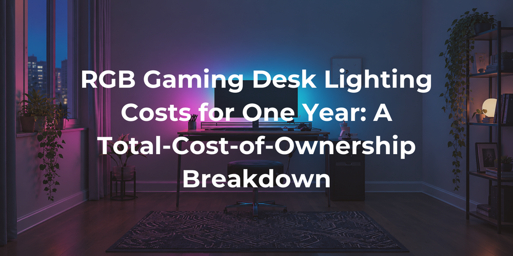 Cover: RGB Gaming Desk Lighting Costs for One Year: A Total-Cost-of-Ownership Breakdown
