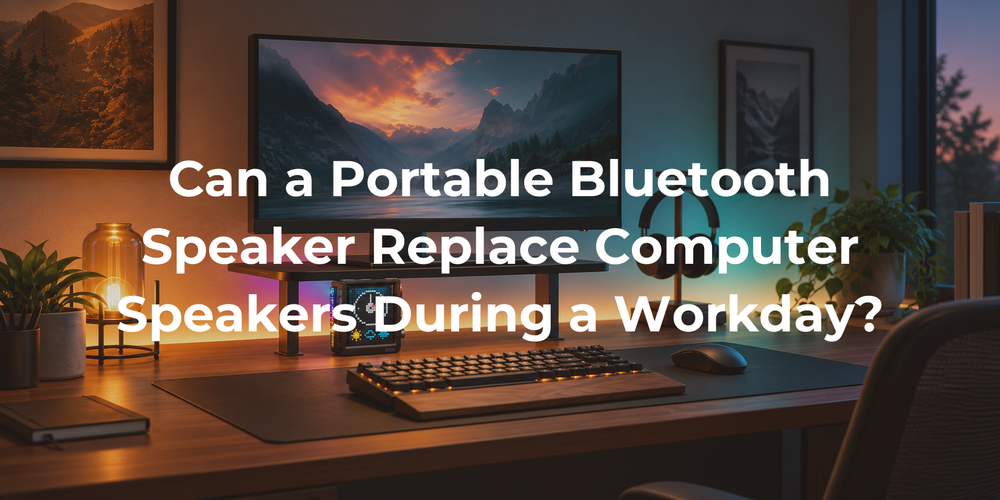 Cover: Can a Portable Bluetooth Speaker Replace Computer Speakers During a Workday?