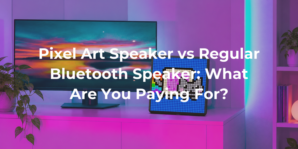Cover: Pixel Art Speaker vs Regular Bluetooth Speaker: What Are You Paying For?