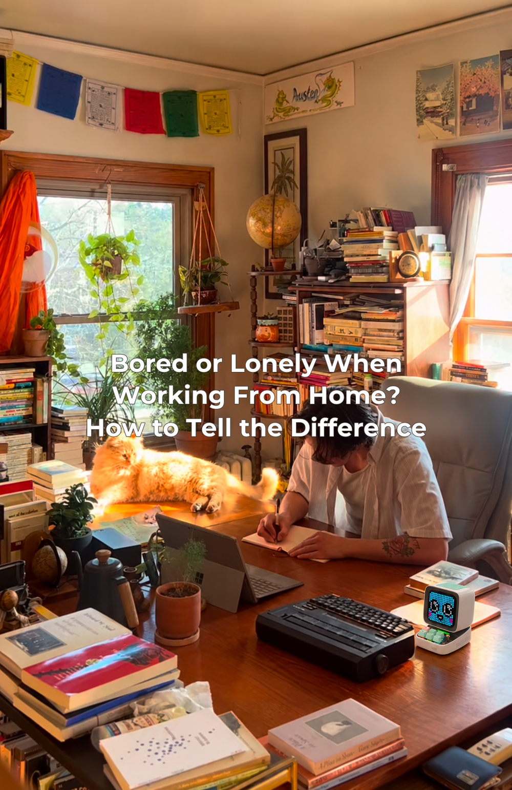 The supplied reference photograph with accurate desktop product exposure and the full article title centered.
