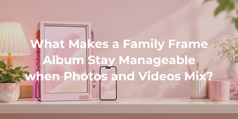 A small selected set is reviewed before becoming the display album.