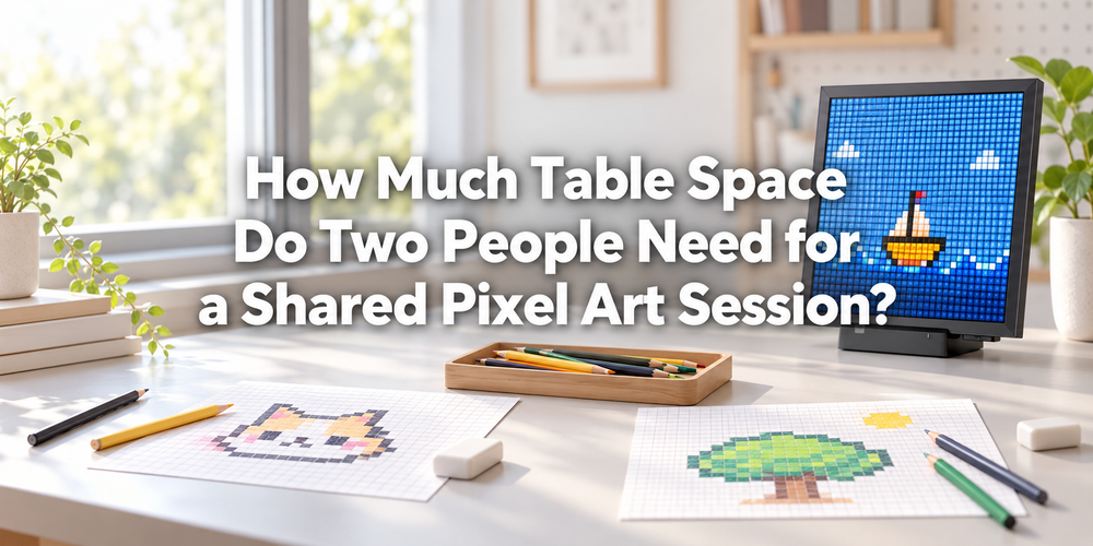 Cover: How Much Table Space Do Two People Need for a Shared Pixel Art Session?