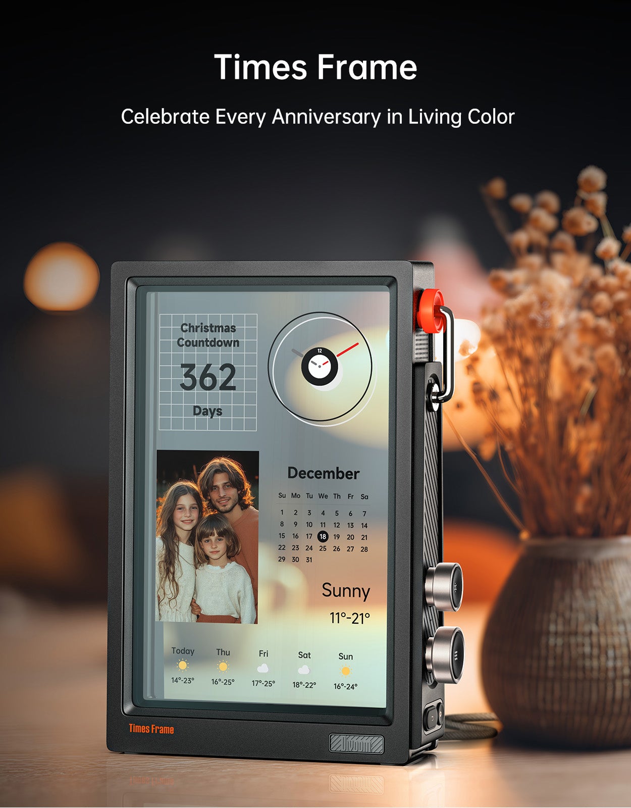 Timatic Web Frame Divoom Times Frame Digital Picture Frames