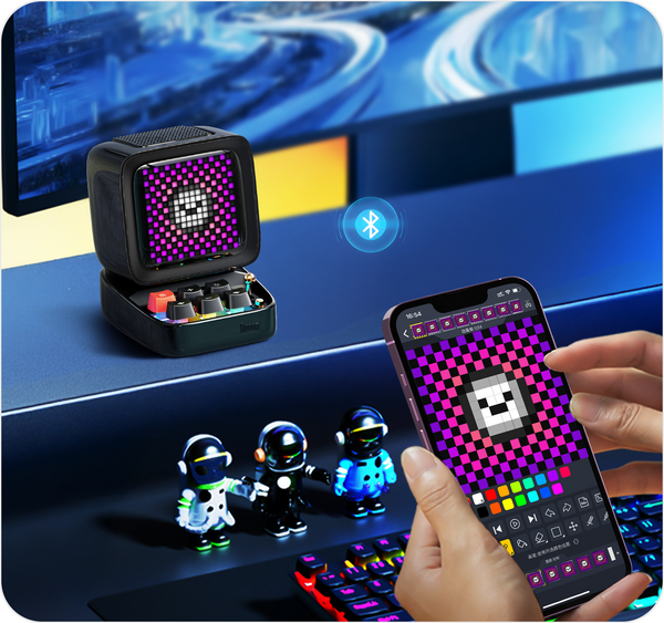 Ditoo-Pro レトロピクセルアート Bluetoothスピーカー – Divoom