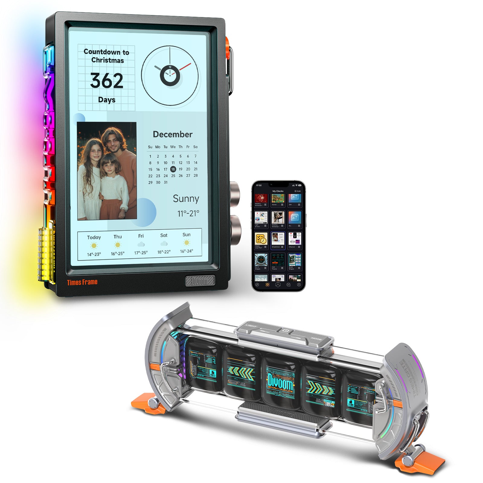 Times Frame + TimesGate Smart Pixel Display Bundle