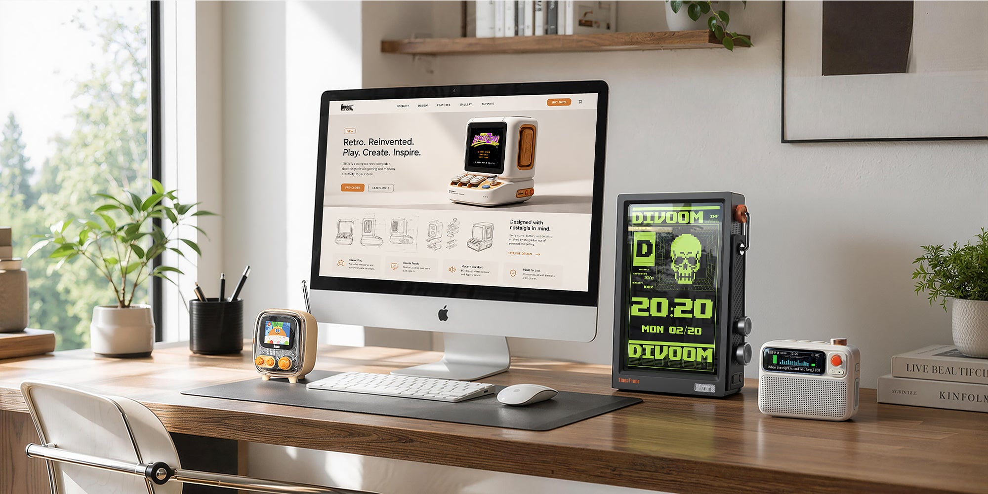 Divoom creative workspace