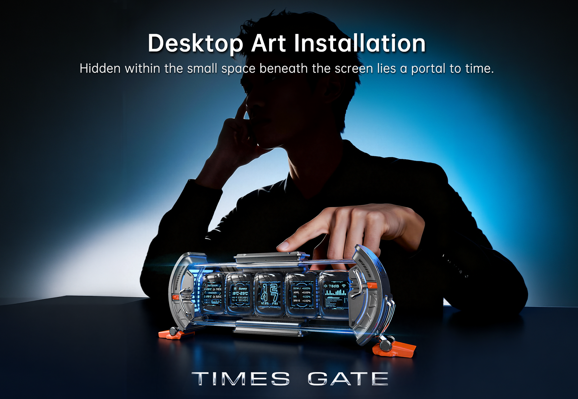 Divoom Times Gate desktop setup