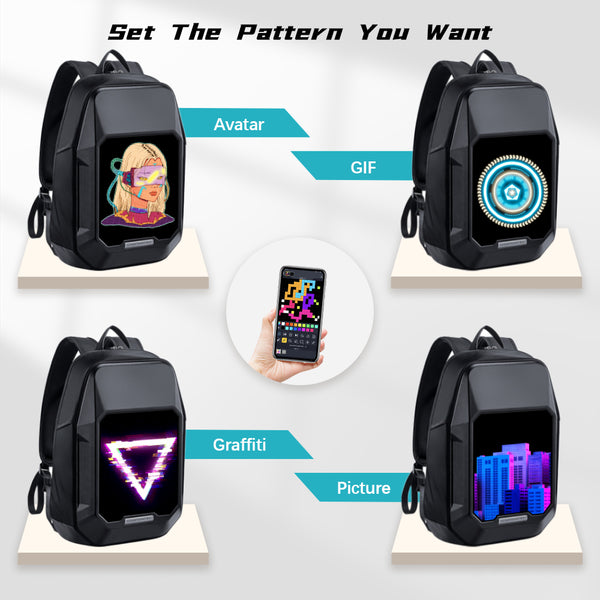 Divoom Cyberbag Pixel Art LED Backpack – Divoom International display picture 1