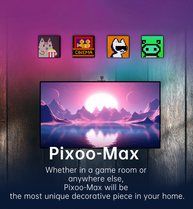 Divoom Pixoo-Max ピクセルディスプレイ アプリ携帯電話コントロール Divoom Pixoo-Max ピクセルディスプレイ アプリ携帯電話コントロール