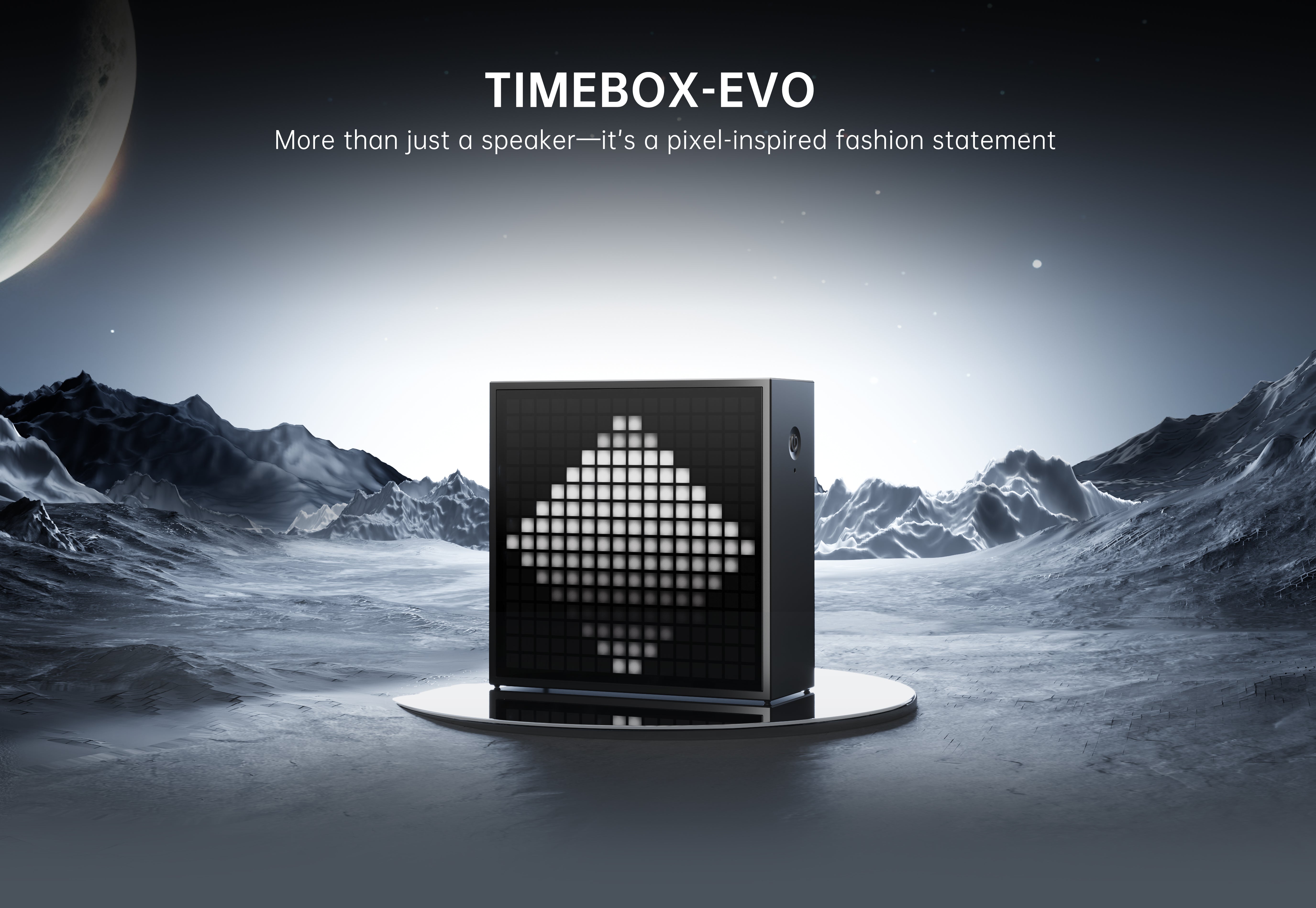 Divoom Timebox Evo Portable Pixel Art LED Bluetooth Speaker