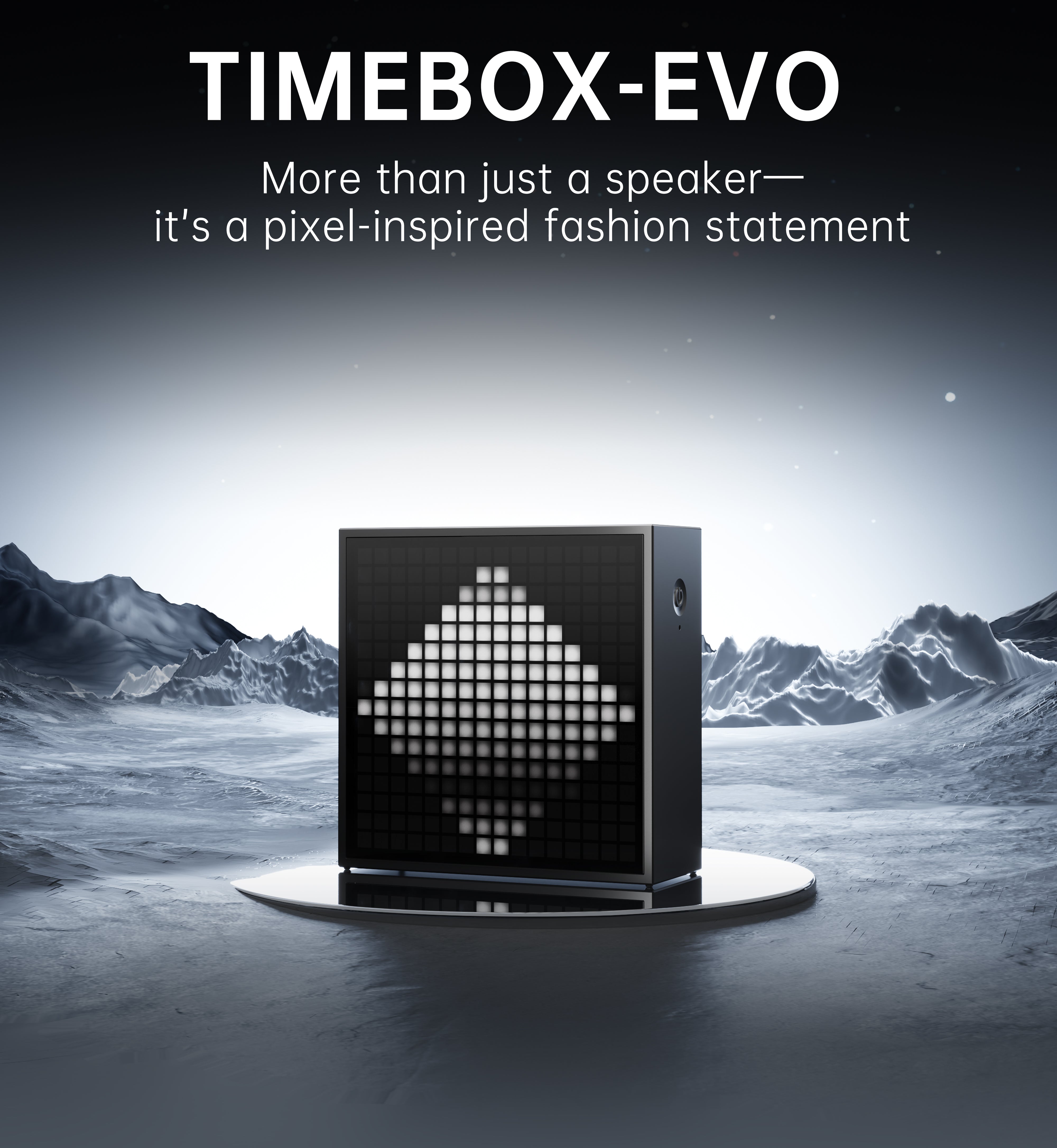 Divoom Timebox Evo ポータブルBluetoothスピーカー 音楽再生/強化され