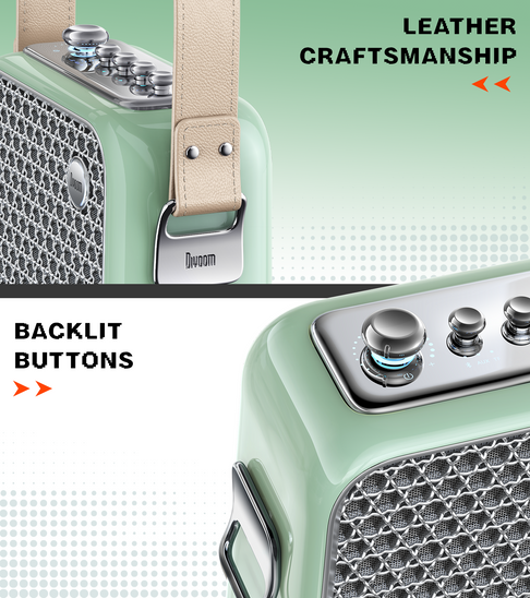 Divoom Songbird-HQ Portable Karaoke Bluetooth Speaker with Dual